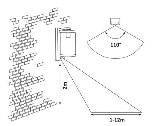 RabaLux Aplica exterior Silistra 7892 Antracit / Transparent