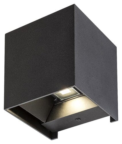 RabaLux Aplica exterior Solin 7396 Negru Mat