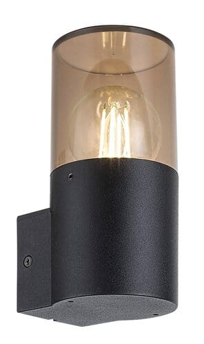 RabaLux Aplica exterior Teplice 7158 Negru Mat / Fumuriu