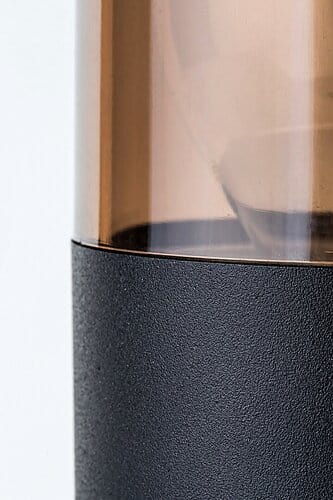 RabaLux Aplica exterior Teplice 7158 Negru Mat / Fumuriu