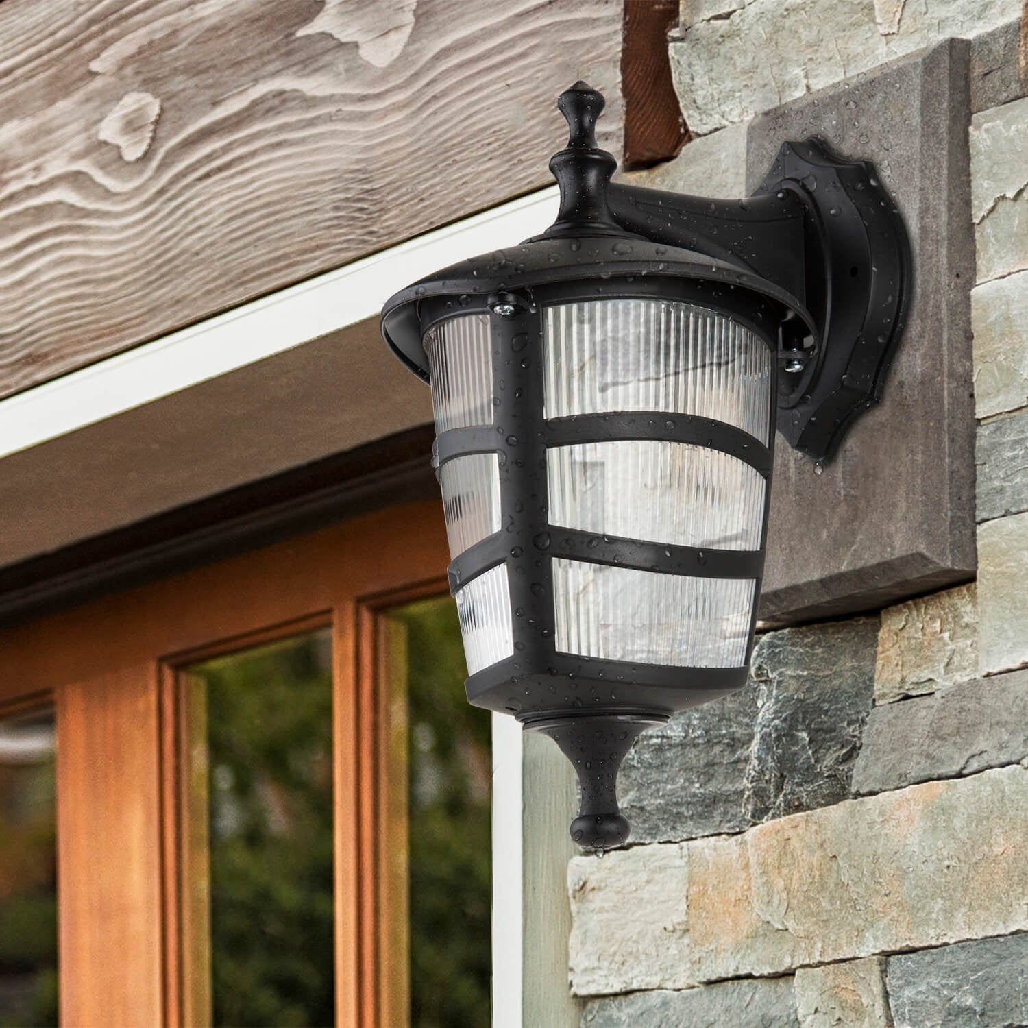 Oyo Aplica exterior Ucgen Ters Negru