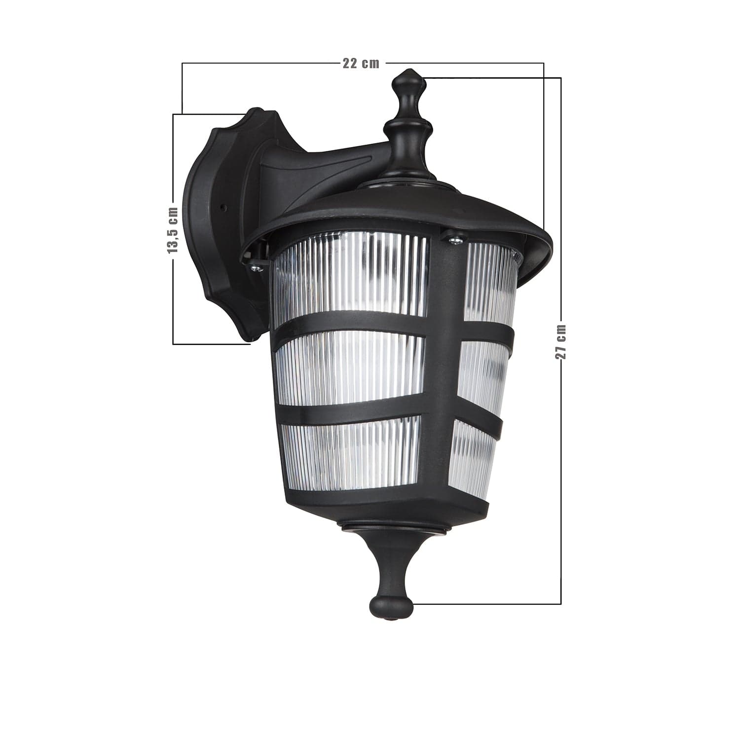 Oyo Aplica exterior Ucgen Ters Negru