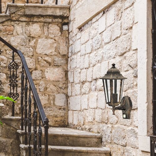 RabaLux Aplica exterior Velence 8218 Auriu Antichizat / Transparent