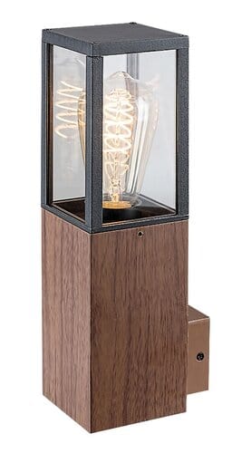 RabaLux Aplica exterior Wales 7195 Stejar / Transparent