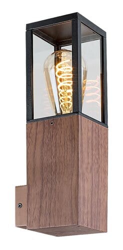 RabaLux Aplica exterior Wales 7195 Stejar / Transparent