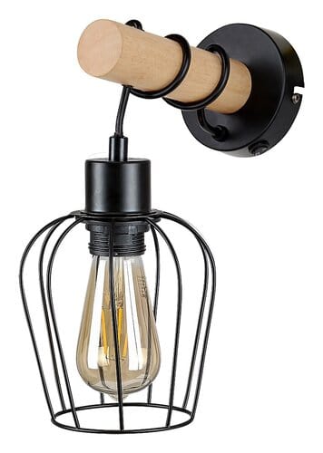 RabaLux Aplica Fabian 5244 Negru Mat