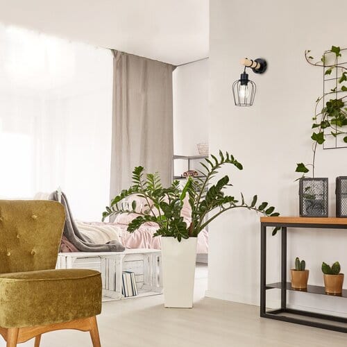 RabaLux Aplica Fabian 5244 Negru Mat