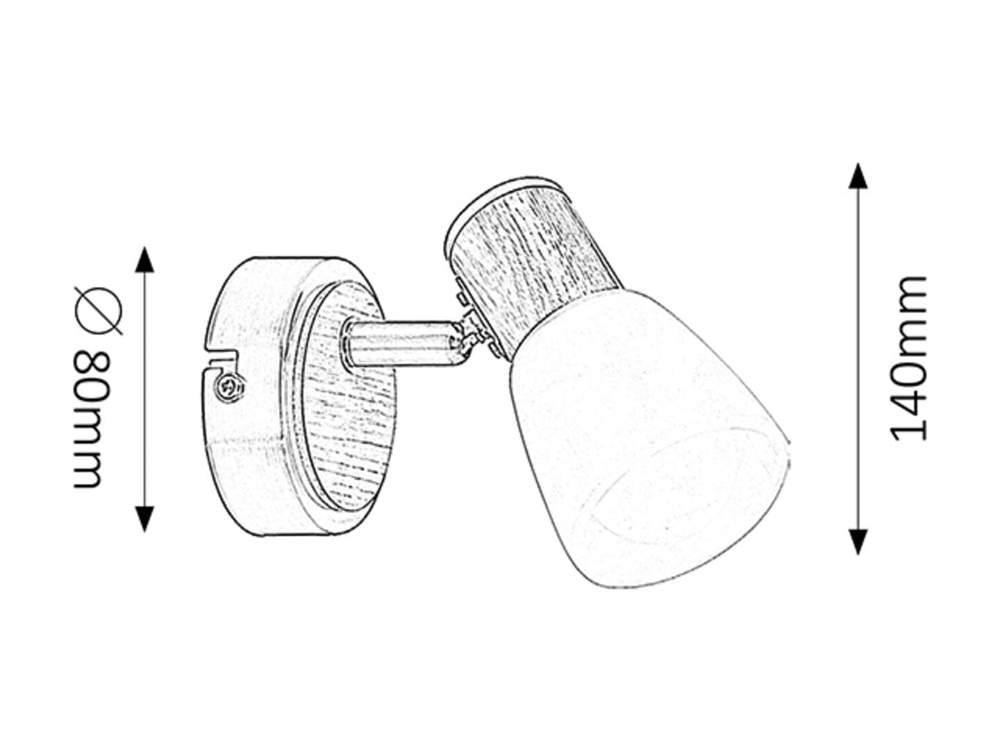 RabaLux Aplica Gavin 6486 Crom / Alb