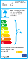 IdealLux Aplica Gun AP2 Small