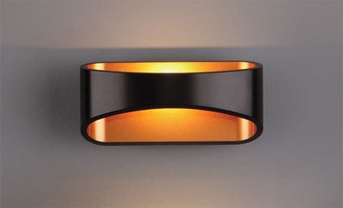 Aplica Hugo W0054 Negru / Auriu