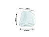 Aplica Mandal 7960 Alb Mat (1)