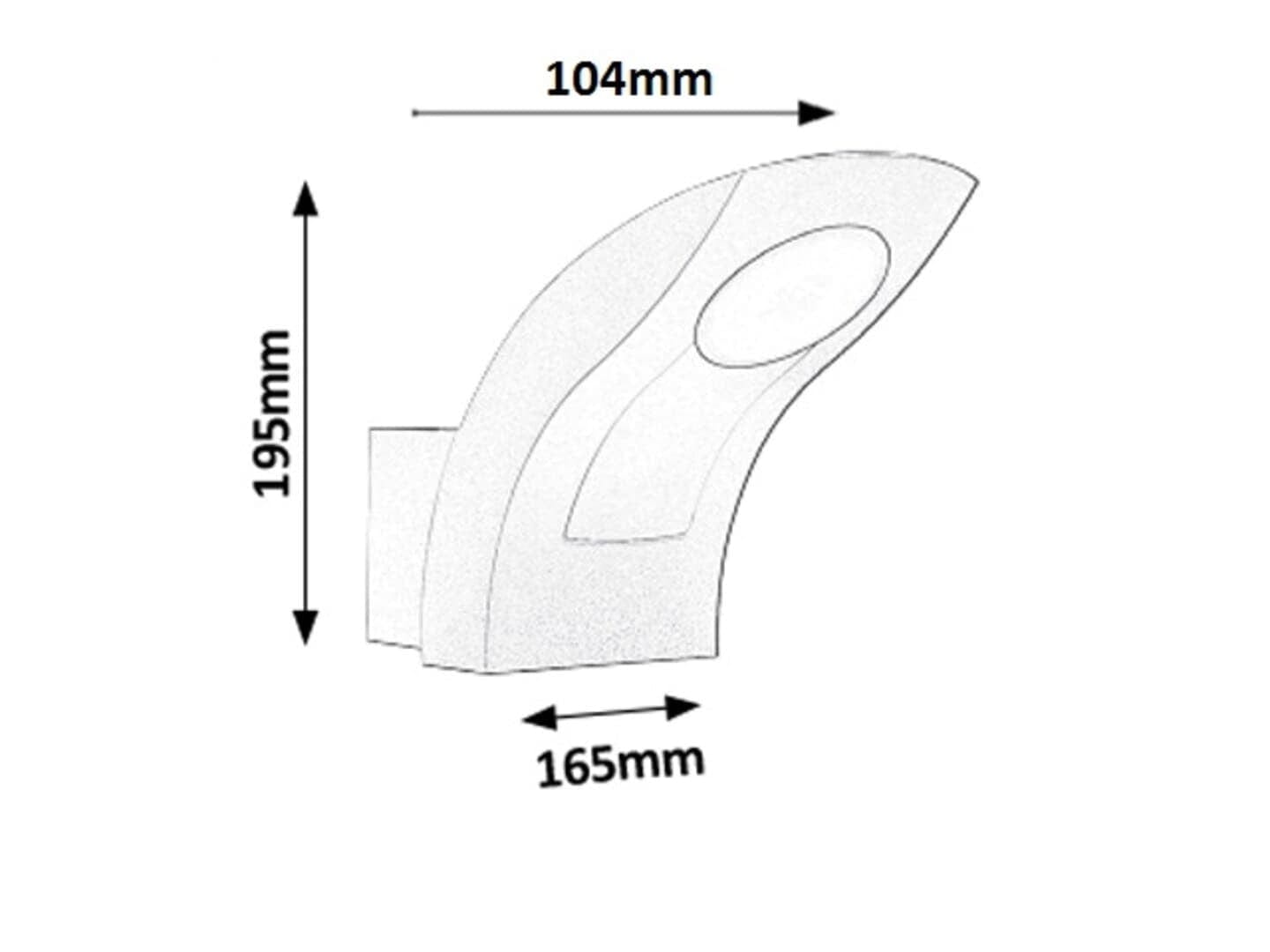 RabaLux Aplica Melbourne Small 8566 Antracit