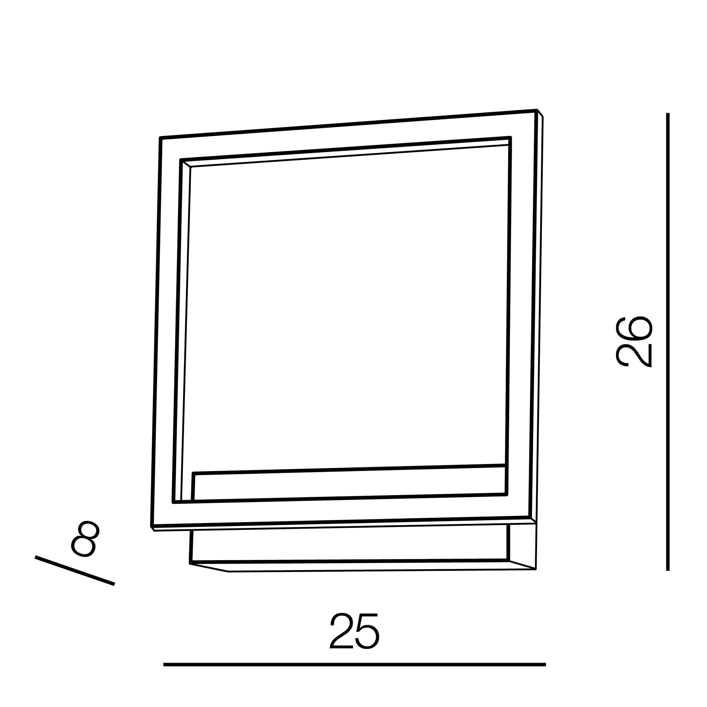 Azzarddo Aplica Opera Negru, AZ3141