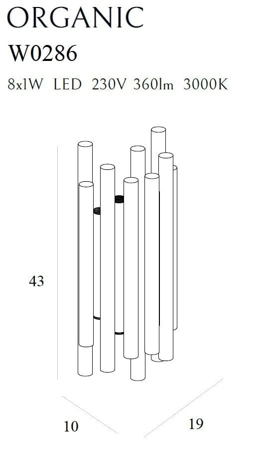 Aplica Organic W0286 Negru (3)