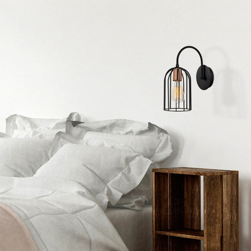 Aplica Pamukkale N-1222 Negru / Alama