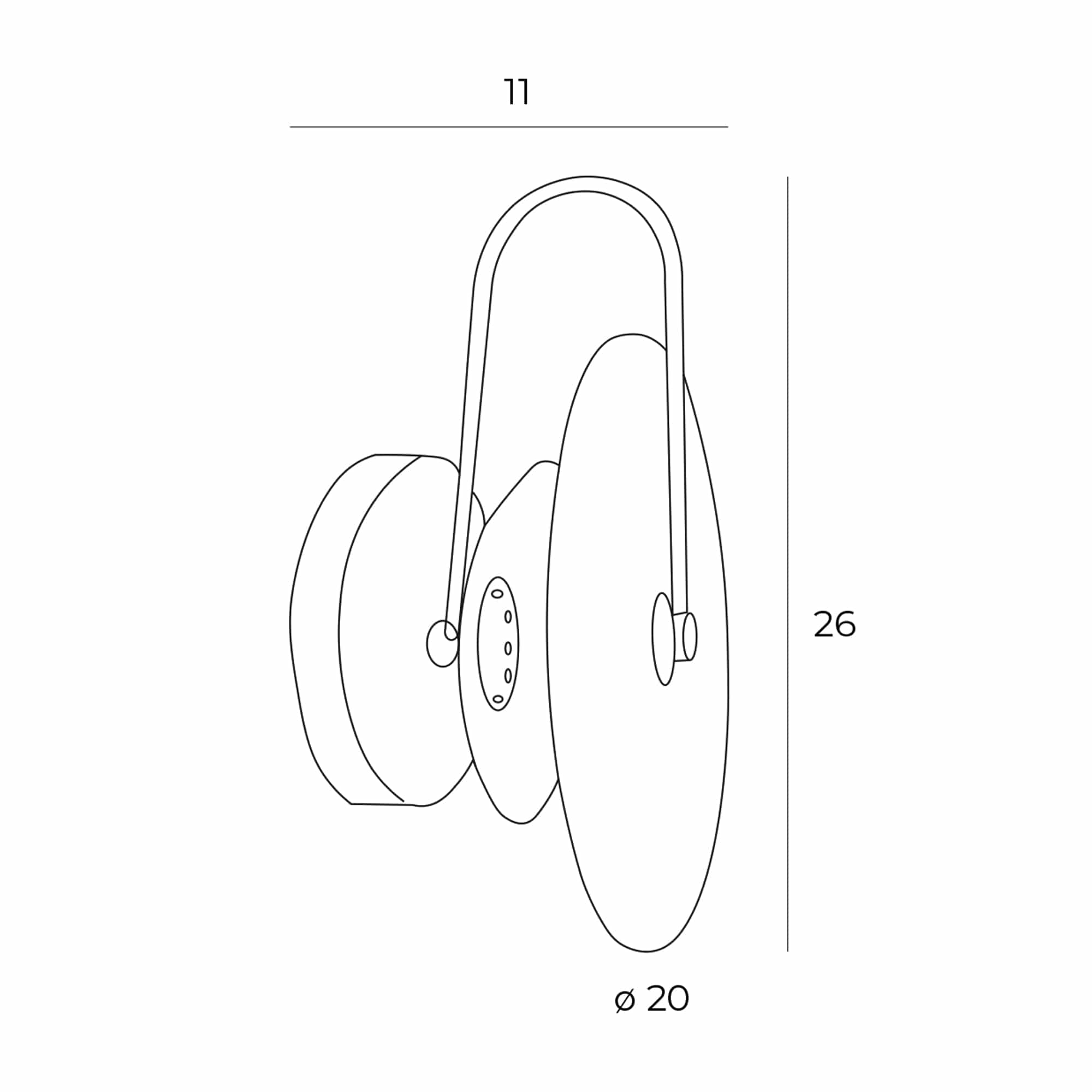 Aplica Retro W0329 Negru (1)