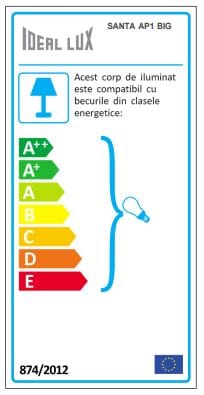 IdealLux Aplica Santa AP1 Big