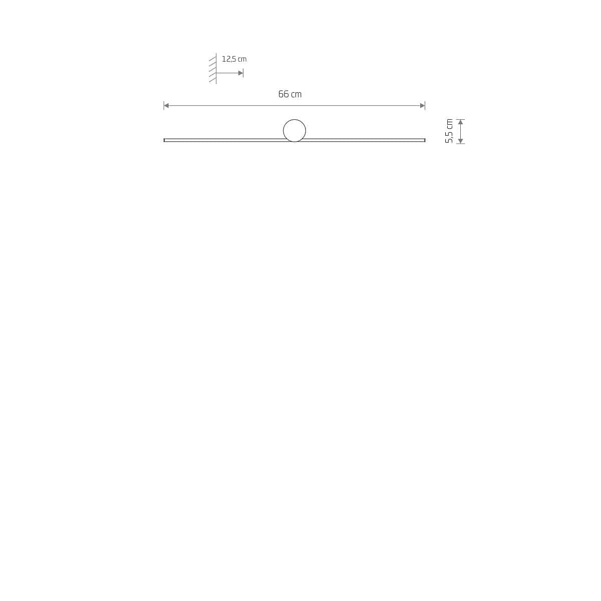 Aplica Spin LED S Negru (6)