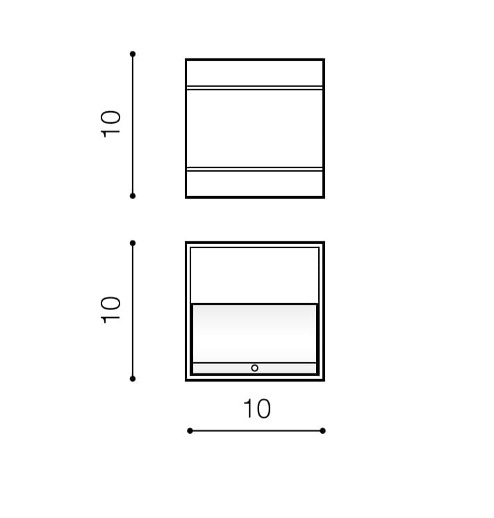 Azzarddo Aplica Venus Aluminiu, AZ0893
