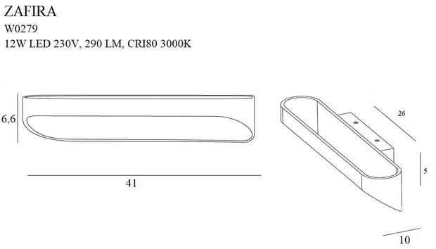 Aplica Zafira W0279 Negru (3)