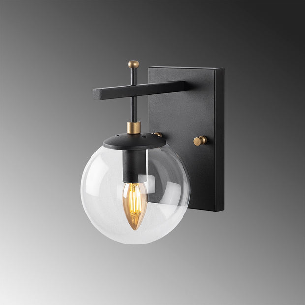Aplica Zahar 13112 Negru / Alama (3)