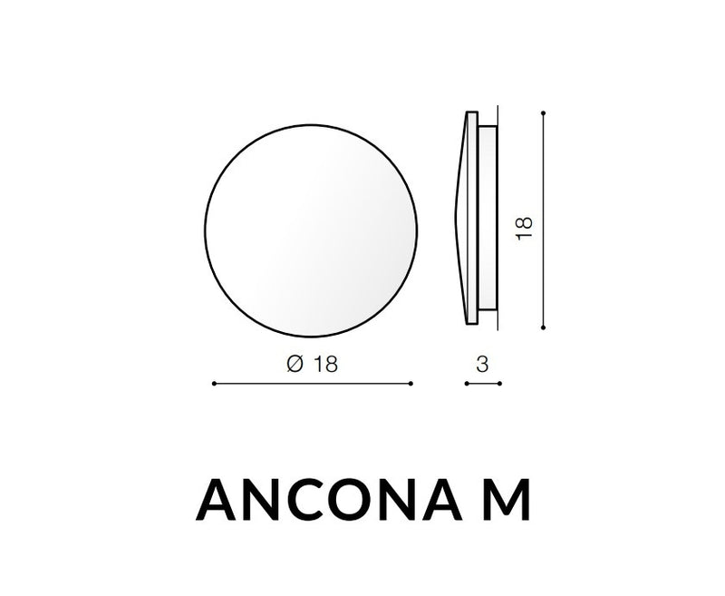Aplica Ancona M Alb, AZ2193 (2)