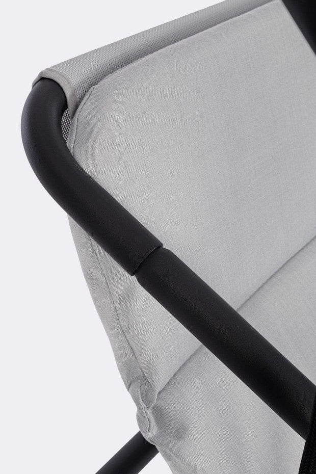 Balansoar leagan pentru gradina / terasa, 2 locuri, Arkell Gri / Negru, l166xA145xH190 cm (6)