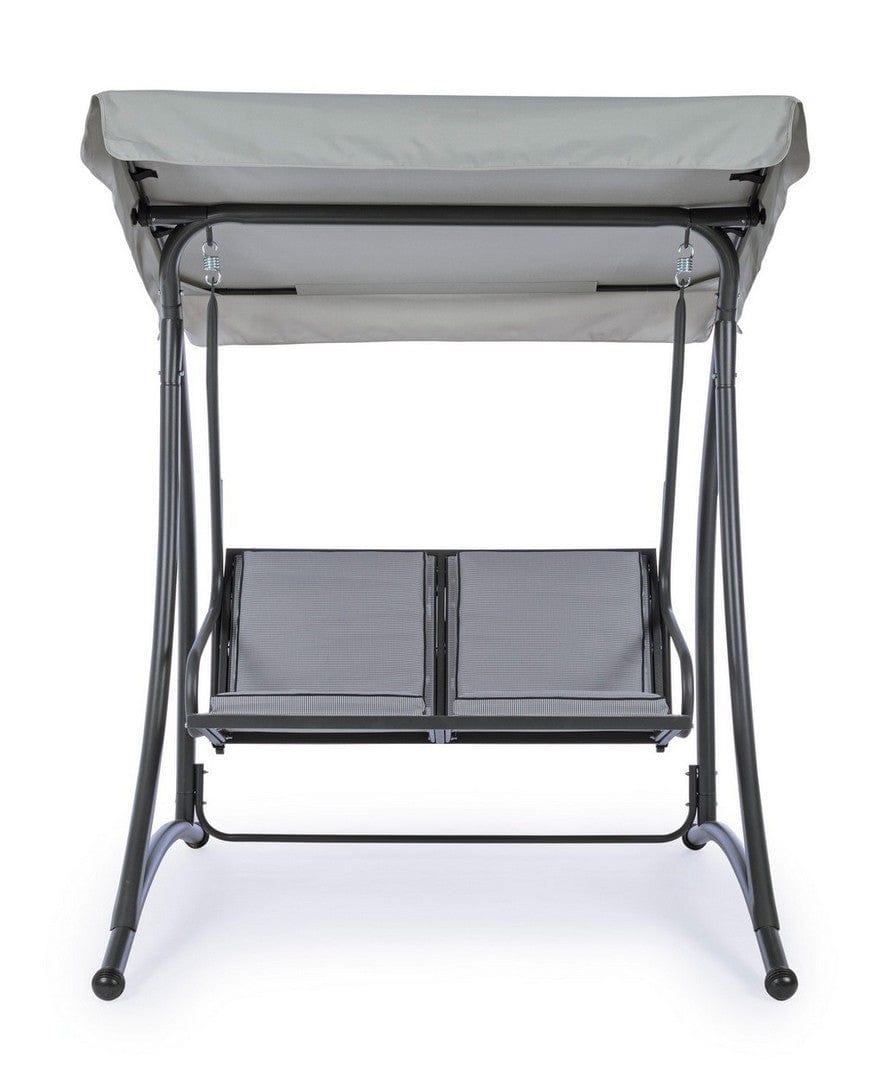 Balansoar leagan pentru gradina / terasa, 2 locuri, Grely Gri / Antracit, l145xA120xH185 cm (1)