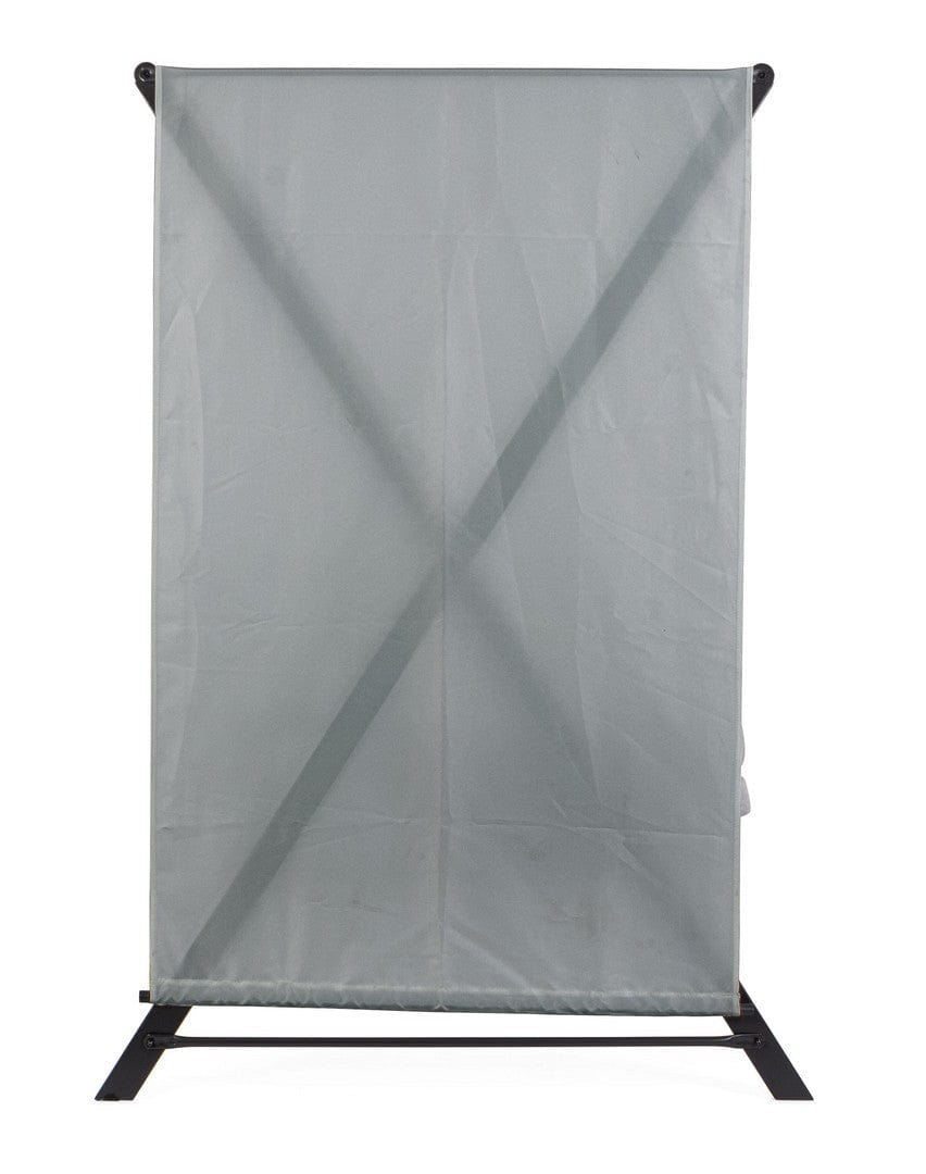 Balansoar leagan pentru gradina / terasa, 3 locuri, Pompei Gri / Negru, l223xA128xH182 cm (8)