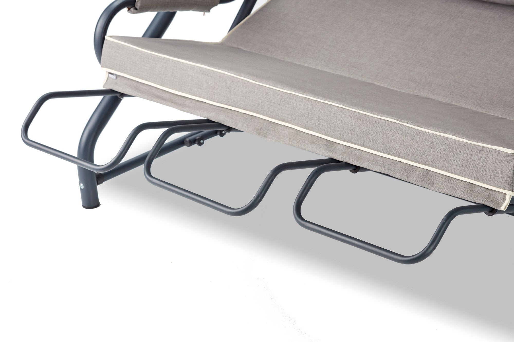 Balansoar leagan pentru gradina / terasa, 3 locuri, Salvia Gri / Antracit, l200xA110xH165 cm (3)