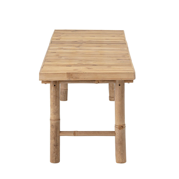 Bloomingville Banca din bambus, Sole Natural, l180xA45xH46 cm