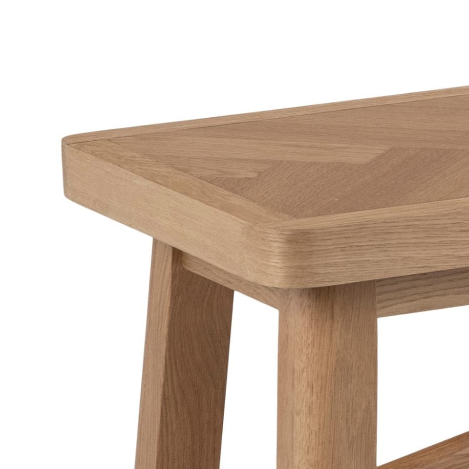 Actona Banca din lemn si furnir, Galway Stejar, l200xA36xH45 cm