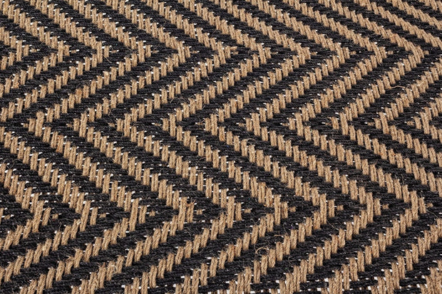 Banca din lemn si material textil, Tamil Negru, l176xA86xH46 cm (3)