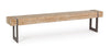 Banca din lemn si metal, Garrett Natural / Negru, l200xA30xH45 cm