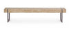 Banca din lemn si metal, Garrett Natural / Negru, l200xA30xH45 cm (11)