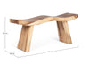 Banca din lemn, Welle Natural, l115xA30xH45 cm (1)