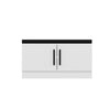 Banca din pal, cu 2 usi, Noah 8286, Alb, l90xA35xH50 cm (4)