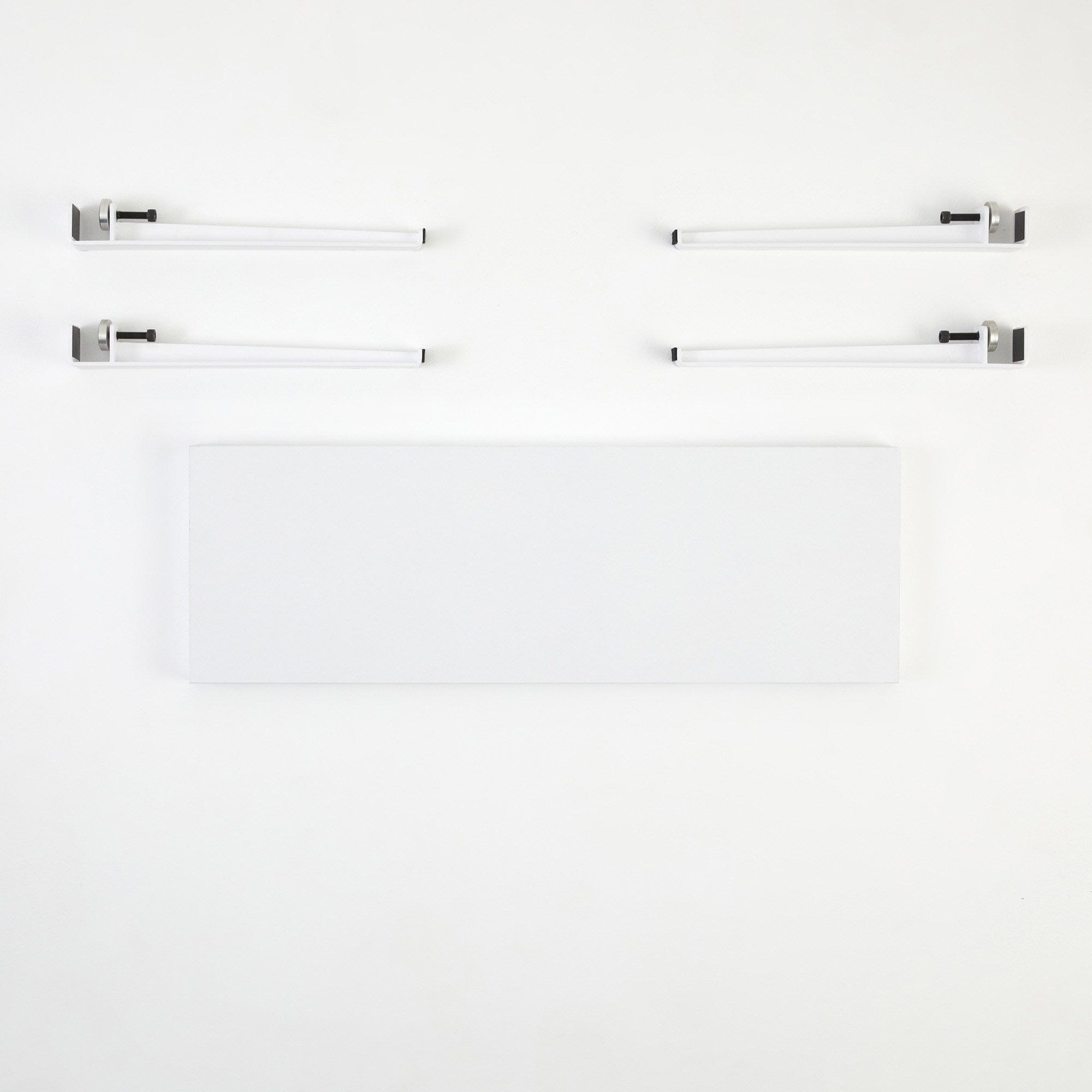 Banca din pal si metal, Khalkeus Alb, l90xA30xH45 cm (2)