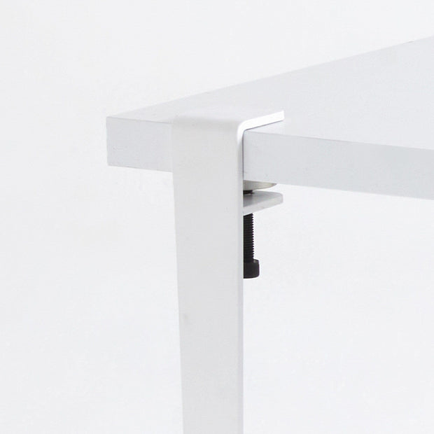 Banca din pal si metal, Khalkeus Alb, l90xA30xH45 cm (3)