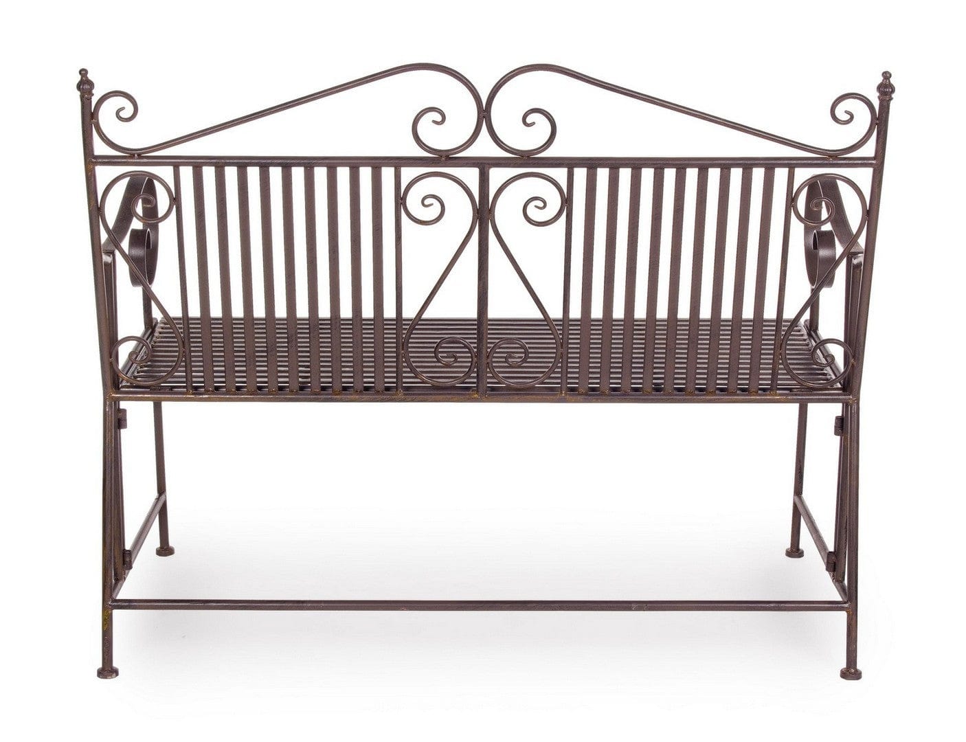 Banca pliabila pentru gradina / terasa, din metal, Melanie Maro, l115xA60xH92 cm (3)