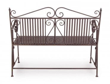 Banca pliabila pentru gradina / terasa, din metal, Melanie Maro, l115xA60xH92 cm (11)