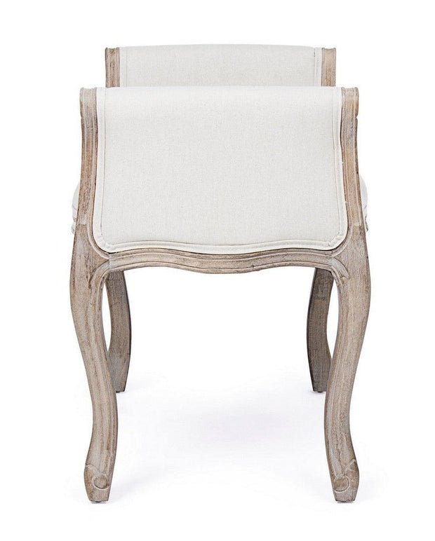 Banca tapitata cu stofa, Diva Natural, l71xA48xH60 cm (3)