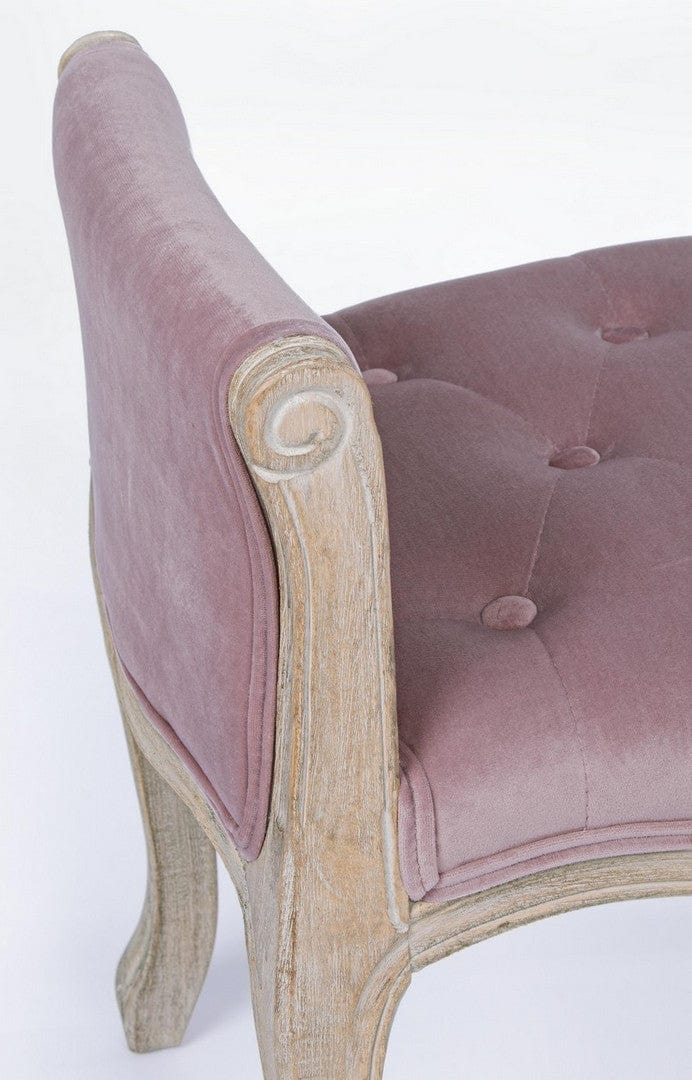 Banca tapitata cu stofa, Diva Velvet Lila, l71xA48xH60 cm (5)