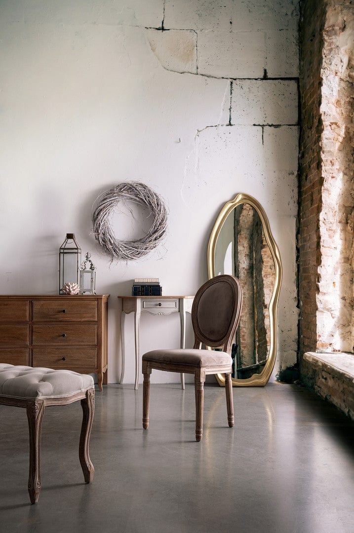 Banca tapitata cu stofa, Mathilde Velvet Gri, l110xA36xH47 cm (4)