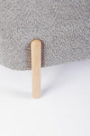 Banca tapitata cu stofa si picioare din lemn, Dayla Gri Deschis, l108xA41,5xH48 cm (8)