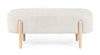 Banca tapitata cu stofa si picioare din lemn, Dayla Natural, l108xA41,5xH48 cm (7)
