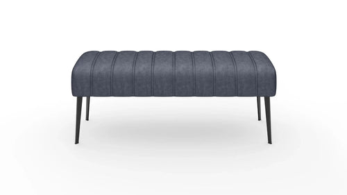 Wersal Banca tapitata cu stofa si picioare metalice, Altis, l133xA47xH54 cm