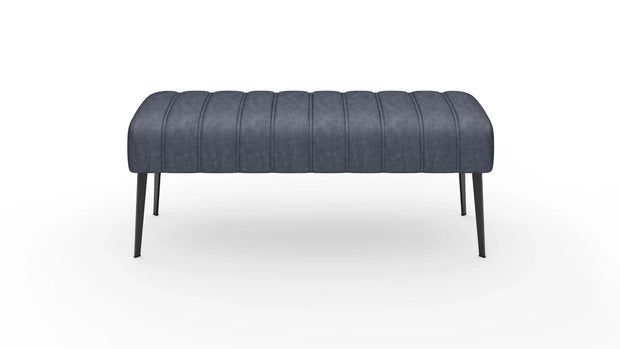 Wersal Banca tapitata cu stofa si picioare metalice, Altis, l133xA47xH54 cm