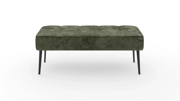 Wersal Banca tapitata cu stofa si picioare metalice, Bancos, l133xA47xH54 cm