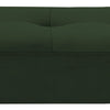 Actona Banca tapitata cu stofa si picioare metalice Glory Velvet Verde / Negru, l95xA38xH45 cm